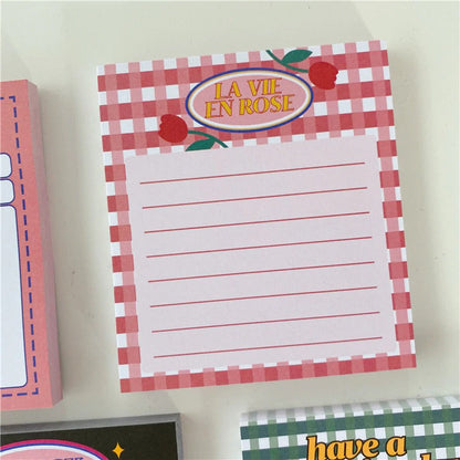 Cute Daily Memo Sheets AESTHETIC_Soft Girl stationary stickers SUB CATEGORY_Stickers