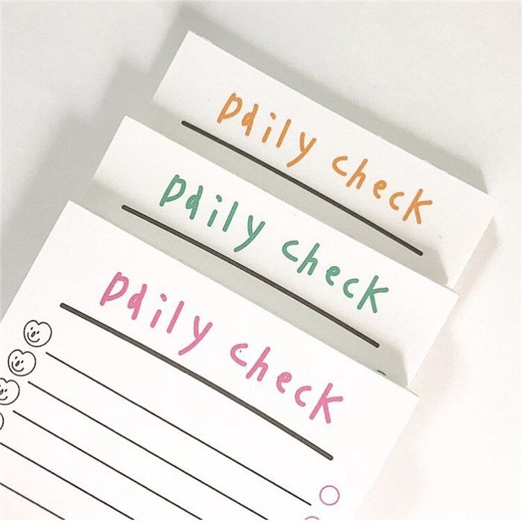 Daily Check Stickers AESTHETIC_Soft Girl stickers SUB CATEGORY_Stickers