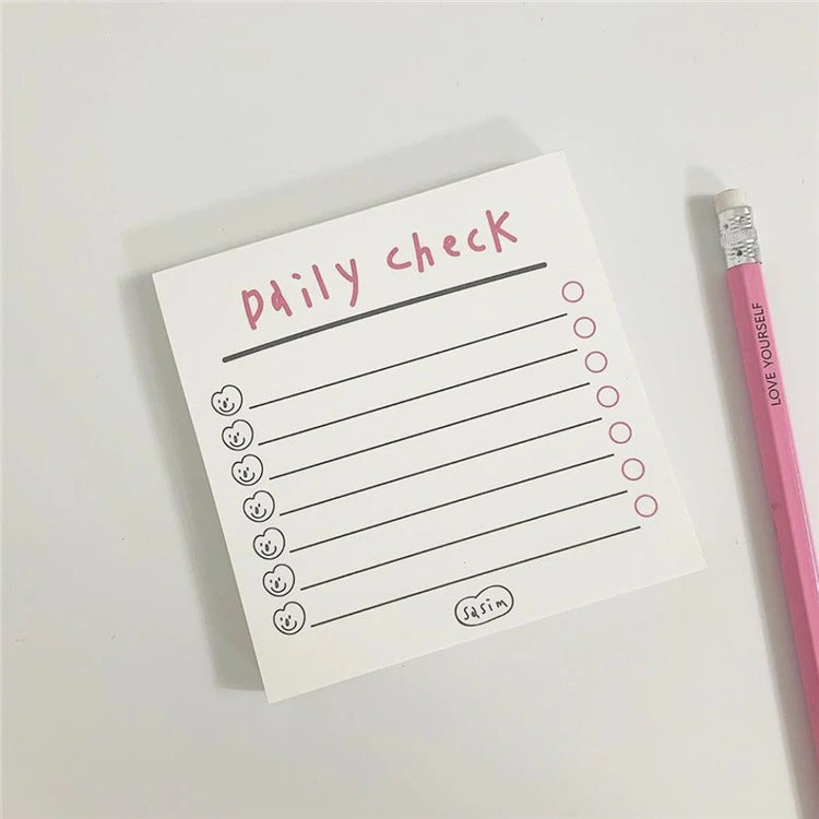 Daily Check Stickers AESTHETIC_Soft Girl stickers SUB CATEGORY_Stickers