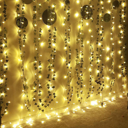 Ivy Curtain String Light Pack AESTHETIC_Cottagecore AESTHETIC_Indie leaf leaves SUB CATEGORY_String Lights