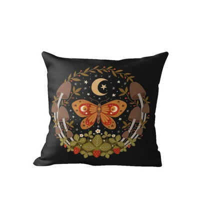 Magic Night Moth Pillow Covers AESTHETIC_Fairycore AESTHETIC_Witchcore SUB CATEGORY_Cushion Covers