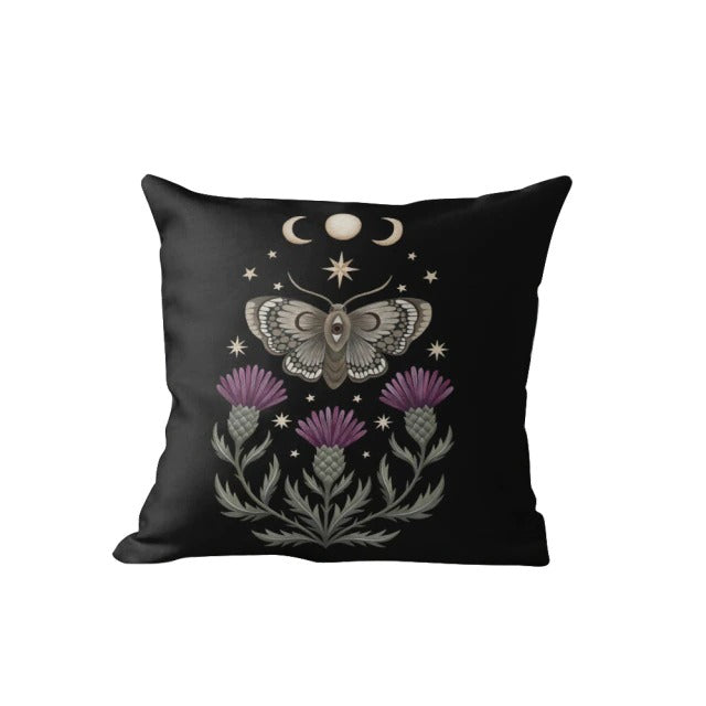 Magic Night Moth Pillow Covers AESTHETIC_Fairycore AESTHETIC_Witchcore SUB CATEGORY_Cushion Covers