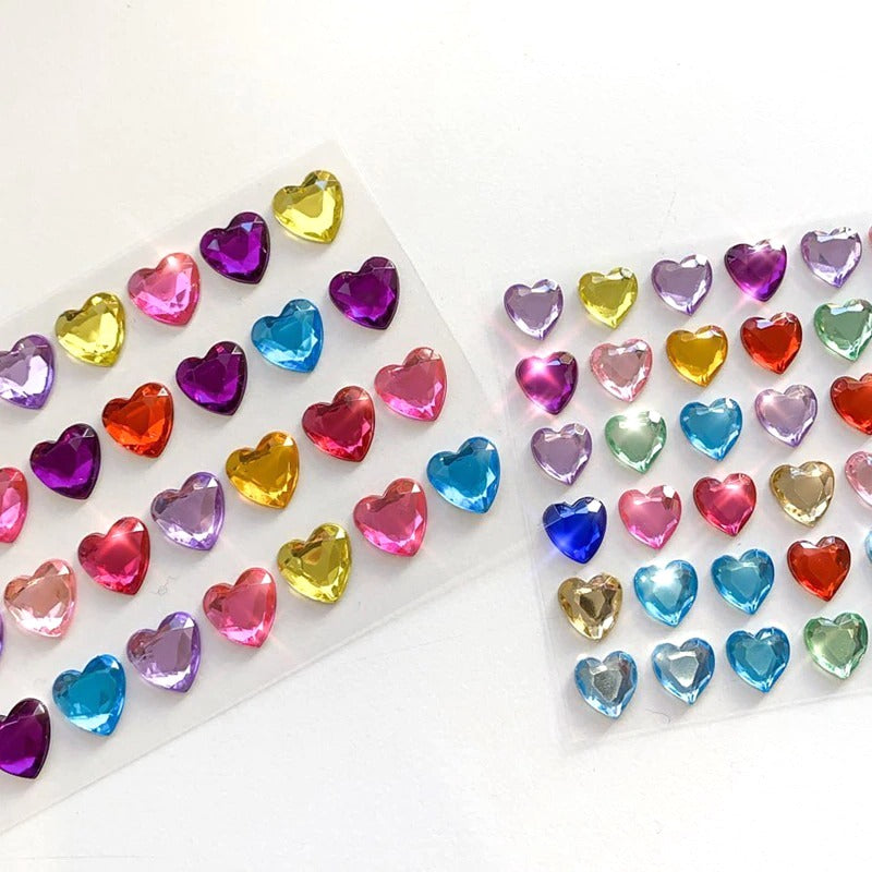 3D Heart Shiny Stickers AESTHETIC_Soft Girl SUB CATEGORY_Stickers