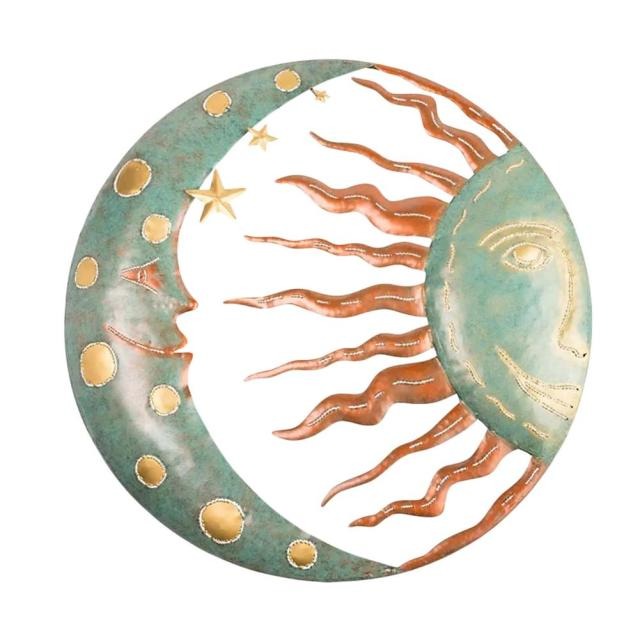 Sun & Moon Aged Bronze Wall Decor AESTHETIC_Fairycore AESTHETIC_Witchcore SUB CATEGORY_Wall Decor
