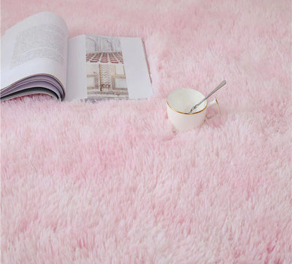 Pink Faux Fur Area Rug AESTHETIC_Soft Girl SUB CATEGORY_Rugs