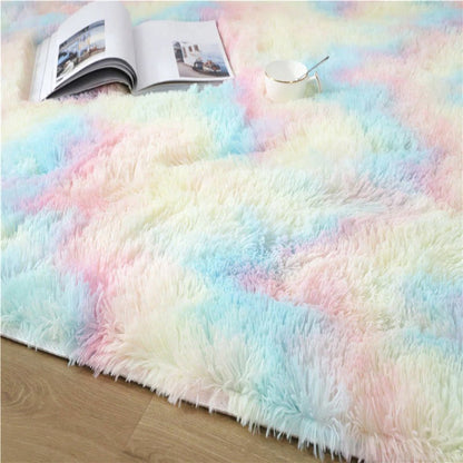 Unicorn Fluffy Area Rug AESTHETIC_Soft Girl SUB CATEGORY_Rugs