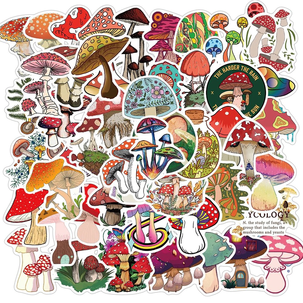 Mushroom Sticker Pack AESTHETIC_Cottagecore AESTHETIC_Mushroom SUB CATEGORY_Stickers