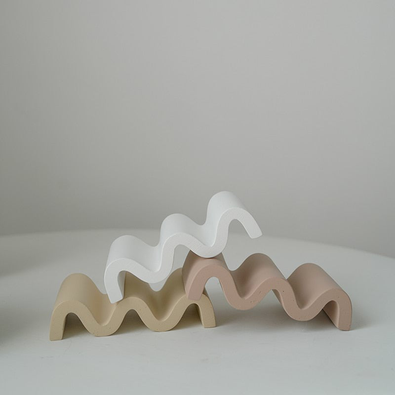 Wavy Ceramic Jewelry Organizer AESTHETIC_Danish Pastel SUB CATEGORY_Jewelry organizers