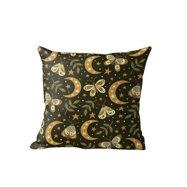 Magic Night Moth Pillow Covers AESTHETIC_Fairycore AESTHETIC_Witchcore SUB CATEGORY_Cushion Covers