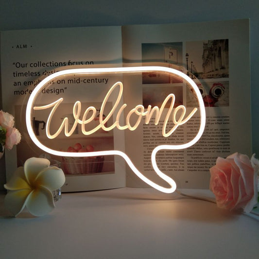 Welcome Neon Sign SUB CATEGORY_Neon Signs