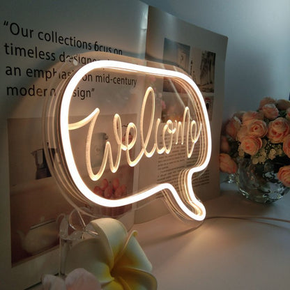 Welcome Neon Sign SUB CATEGORY_Neon Signs