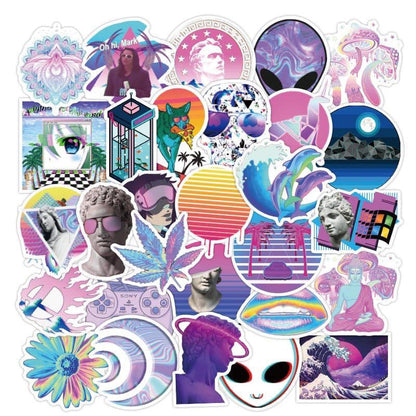 Vaporwave Sticker Pack SUB CATEGORY_Stickers