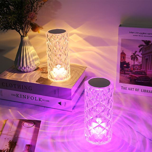 Diamond Crystal LED Lamp AESTHETIC_Danish Pastel AESTHETIC_Soft Girl SUB CATEGORY_Desk Accessories tag__new_50% OFF OFFER + YOUR DISCOUNT