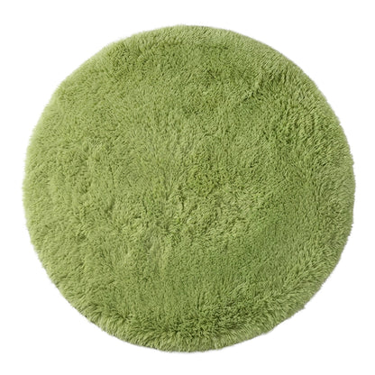 Round Green Grass Rug