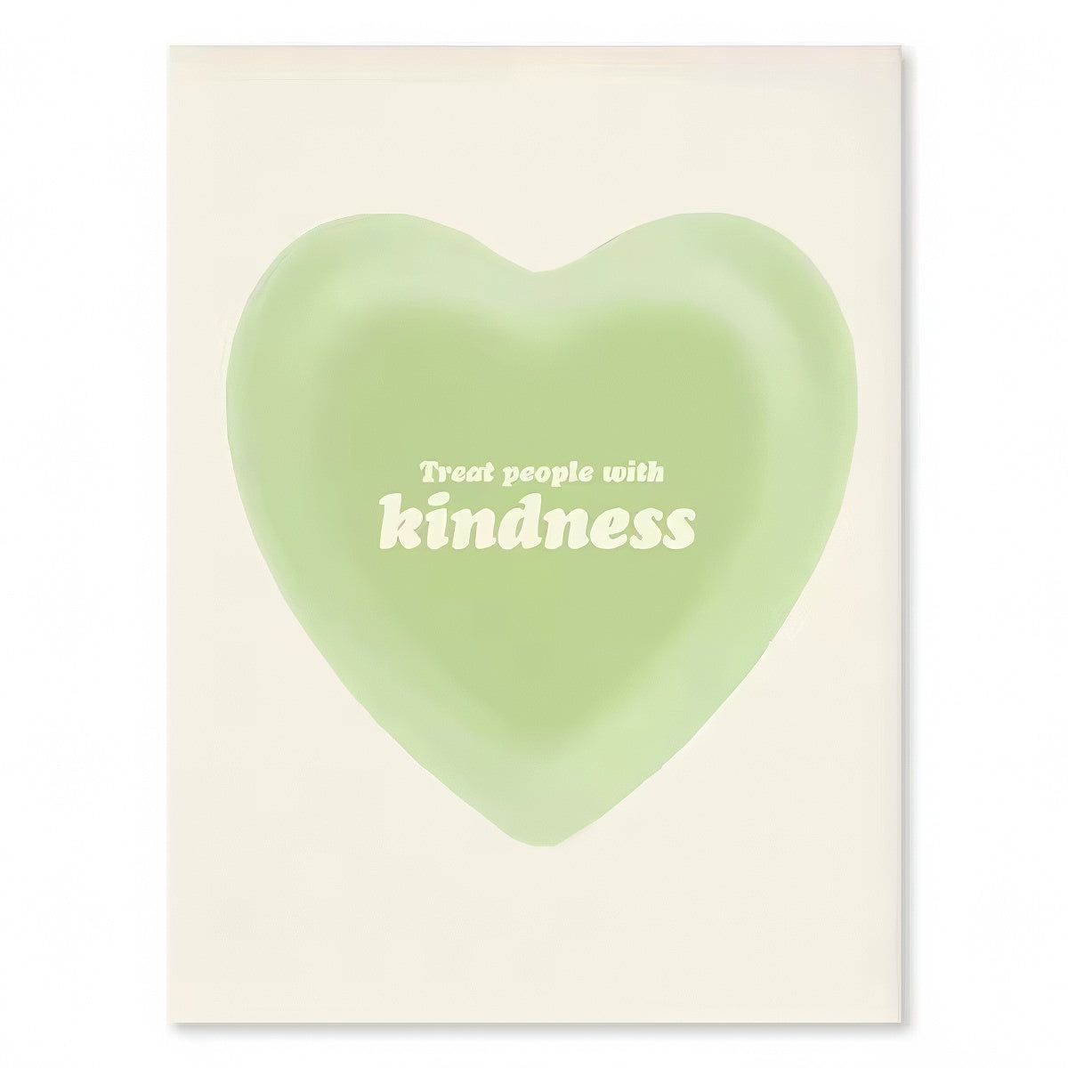 Wellige Pop-Leinwandposter in Salbeigrün