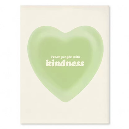 Wellige Pop-Leinwandposter in Salbeigrün