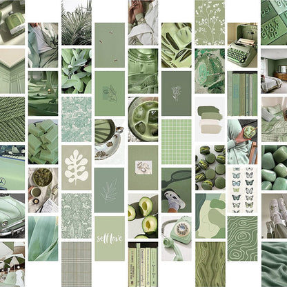 Sage Green Card Collage Kit SUB CATEGORY_Poster Cards