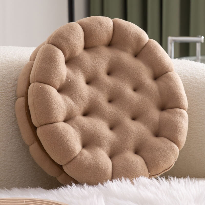 Sandwich Cookie Decorative Throw Pillow cushion cute pillow plush