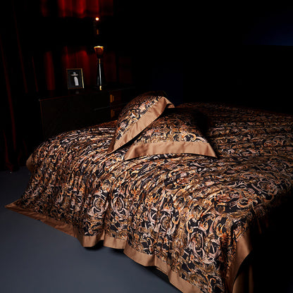 Caspian Baroque Egyptian Cotton Bedding Set