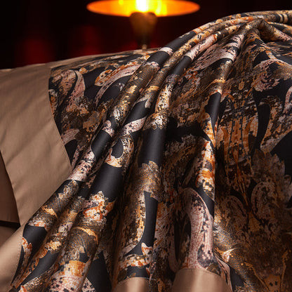 Caspian Baroque Egyptian Cotton Bedding Set