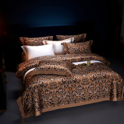 Caspian Baroque Egyptian Cotton Bedding Set