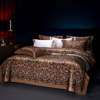 Caspian Baroque Egyptian Cotton Bedding Set
