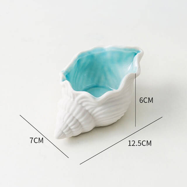 Seashell Ceramic Jewelry Tray crystal organizer tray