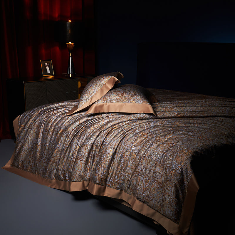 Kashan Paisley Egyptian Cotton Bedding Set