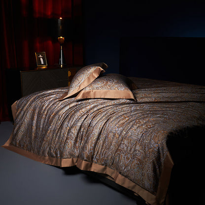 Kashan Paisley Egyptian Cotton Bedding Set