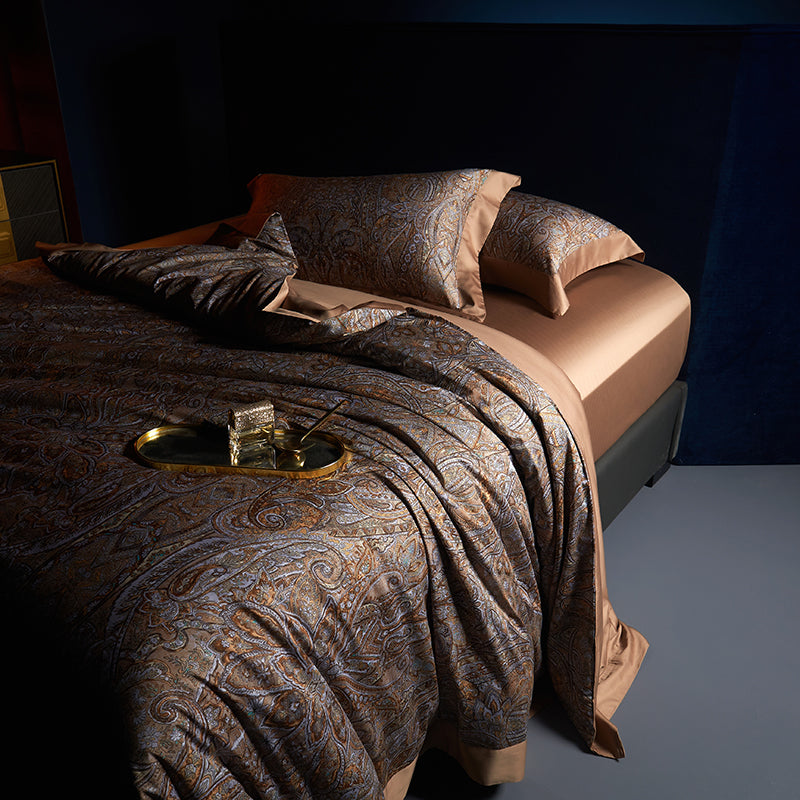 Kashan Paisley Egyptian Cotton Bedding Set