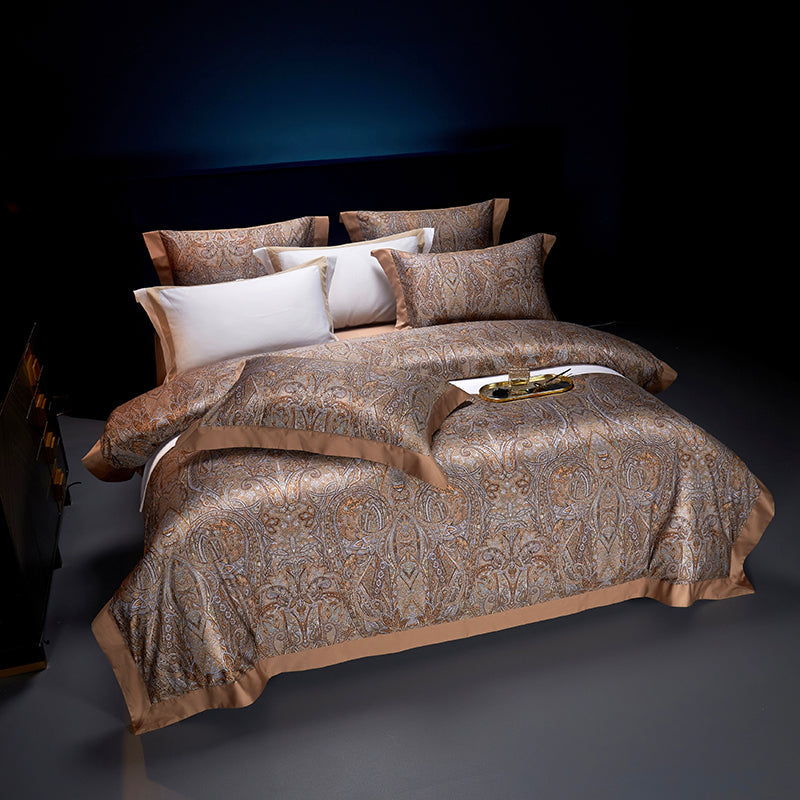 Kashan Paisley Egyptian Cotton Bedding Set