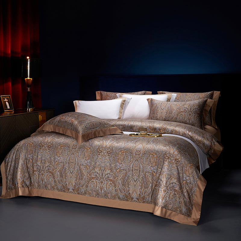 Kashan Paisley Egyptian Cotton Bedding Set