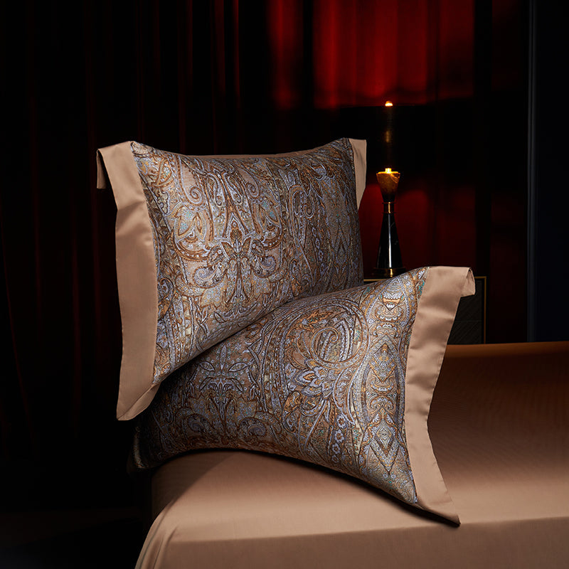 Kashan Paisley Egyptian Cotton Bedding Set