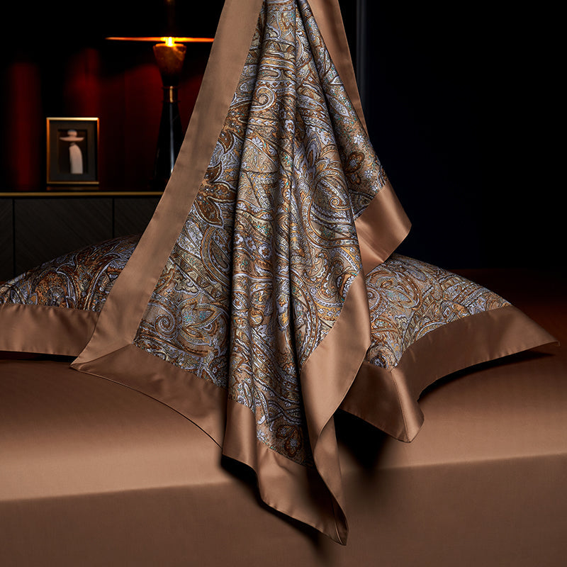 Kashan Paisley Egyptian Cotton Bedding Set