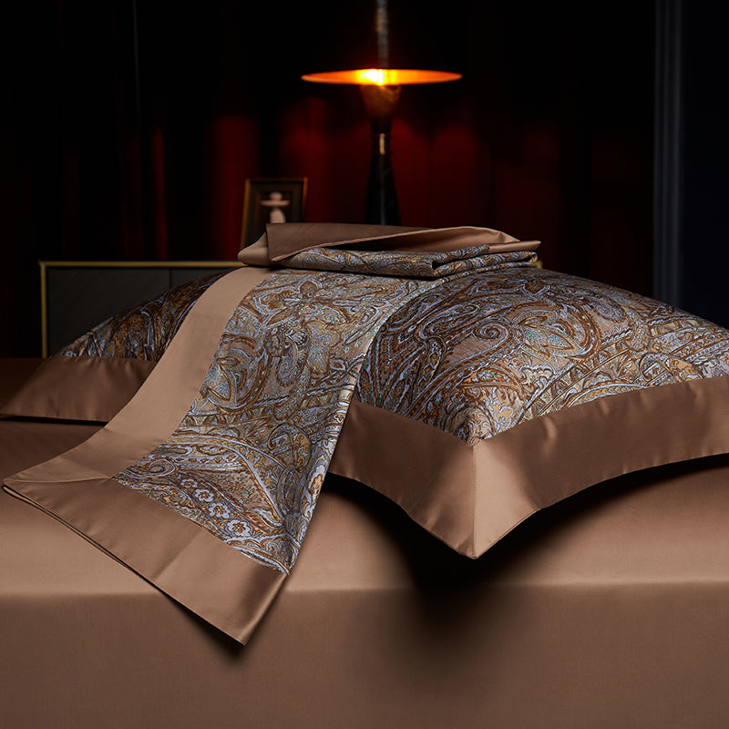 Kashan Paisley Egyptian Cotton Bedding Set