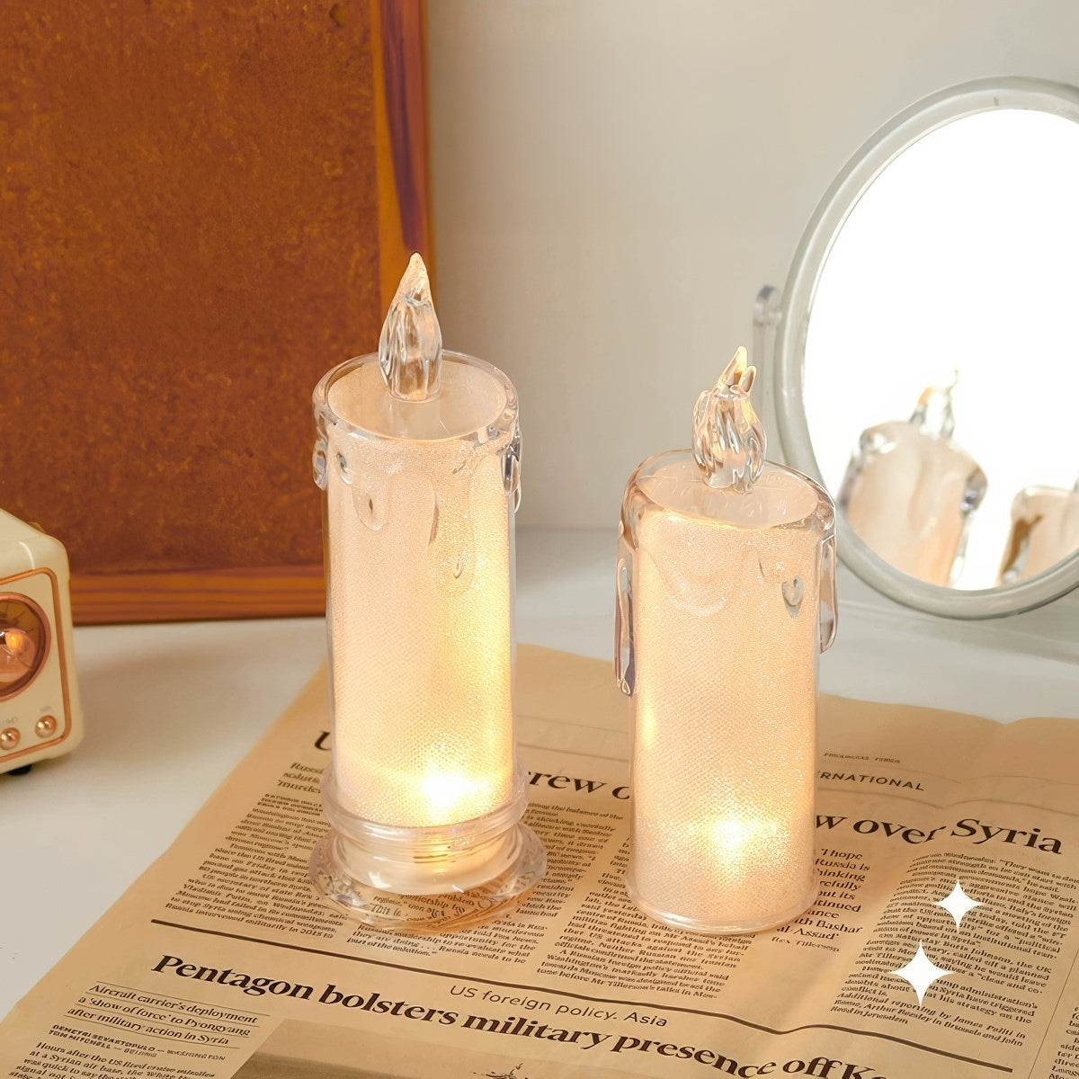 Shiny Candle LED Night Light