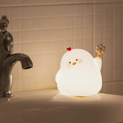 Shy Chick Night Light