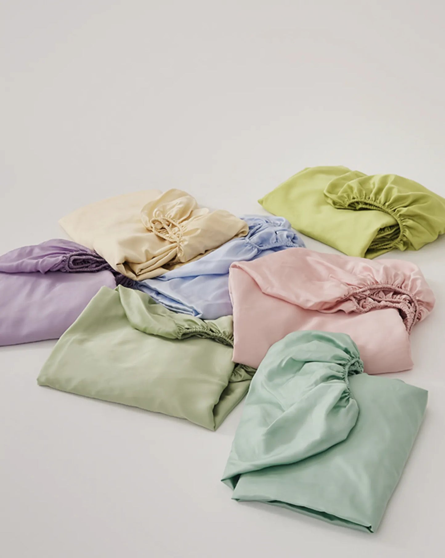 Silky Cooling Tencel Sheet Set in Soft Pastel Tones