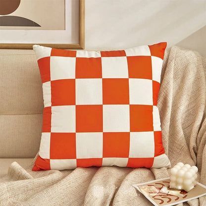 Checkered Cushion Cover checker checkered SUB CATEGORY_Cushion Covers