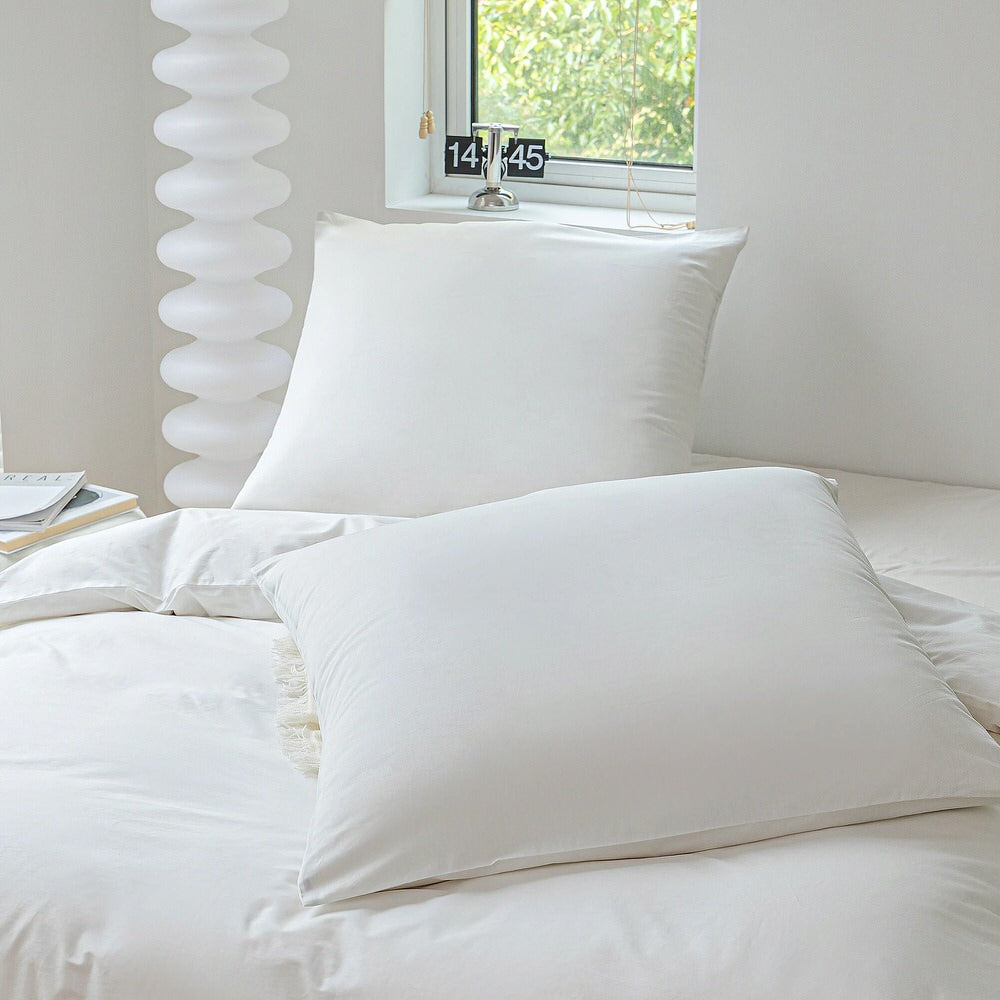 Simple Soft Cotton Duvet Cover & Sham Set