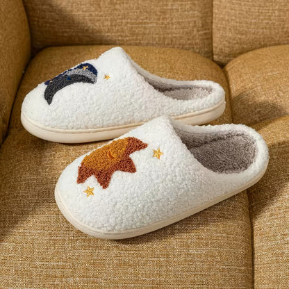 Sleepy Sun & Moon Slippers