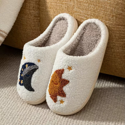 Sleepy Sun & Moon Slippers