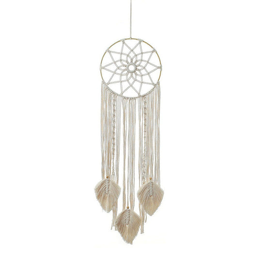 Snowflake Fringe Macrame Dreamcatcher AESTHETIC_Boho macrame hanging SUB CATEGORY_Wall Decor