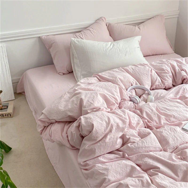 Crumpled Sheets Bedding Set