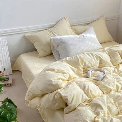 Crumpled Sheets Bedding Set