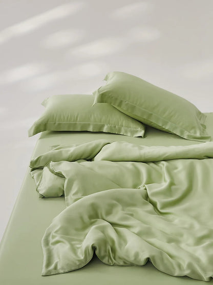Soft Minimalist Solid Cooling Tencel Duvet Cover