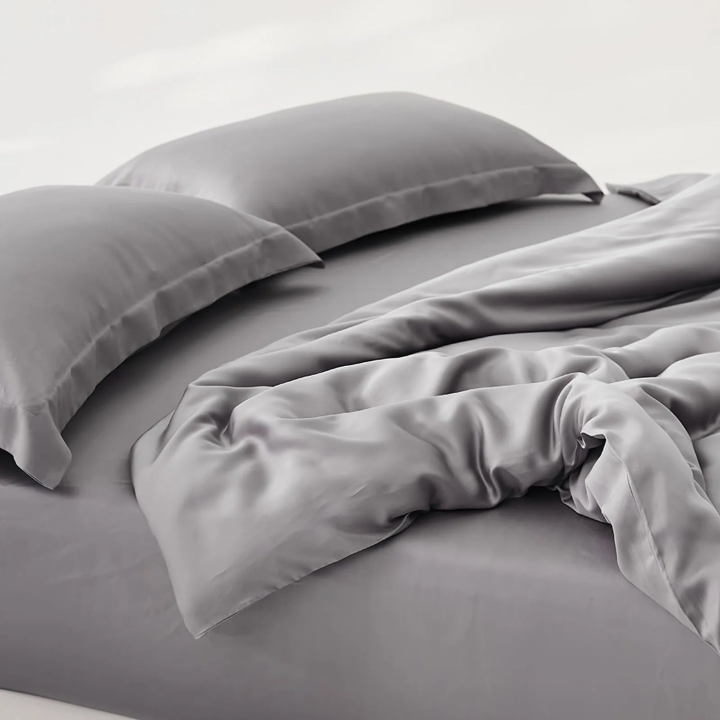 Soft Minimalist Solid Cooling Tencel Duvet Cover