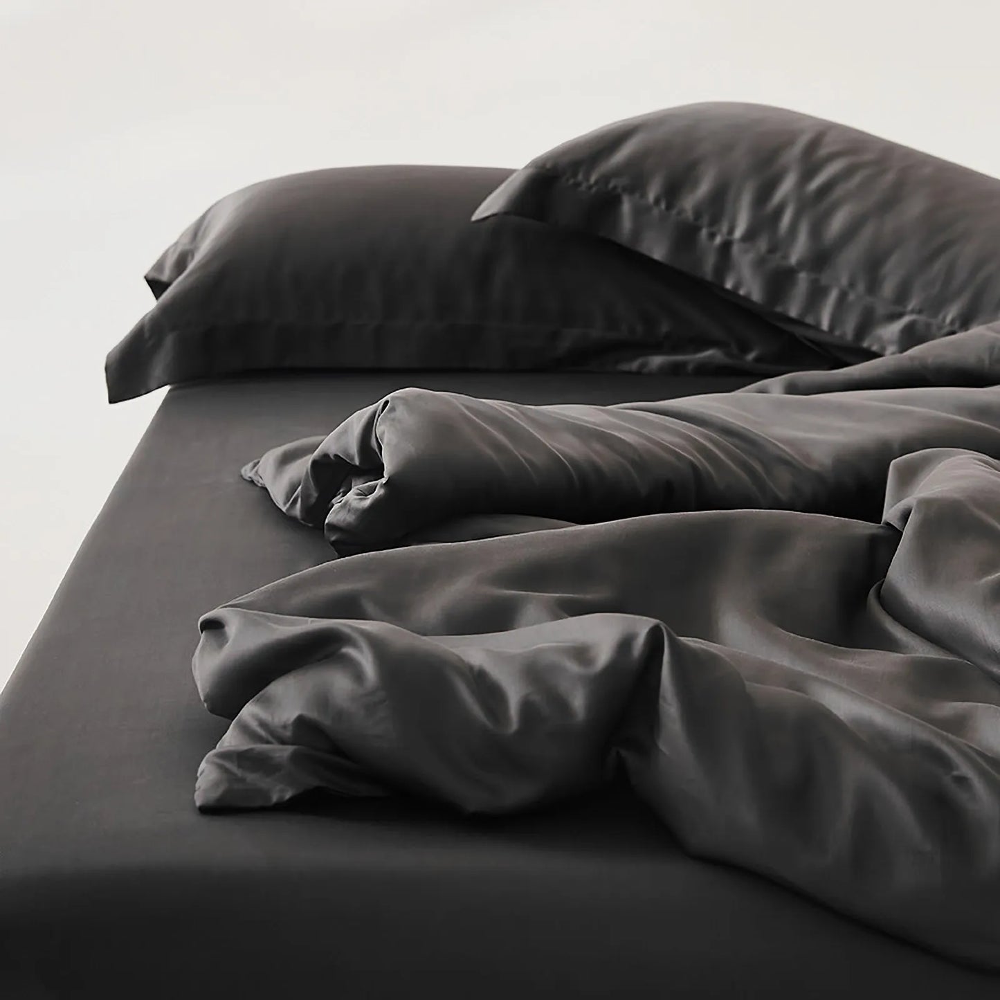 Soft Minimalist Solid Cooling Tencel Duvet Cover
