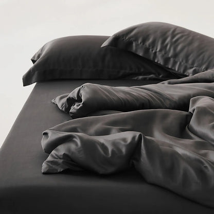 Soft Minimalist Solid Cooling Tencel Duvet Cover