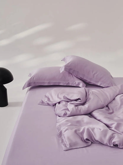 Soft Minimalist Solid Cooling Tencel Duvet Cover